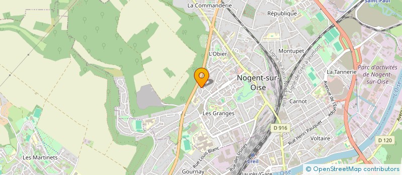 localisation de l'entreprise EZZA SONIA MODE à NOGENT SUR OISE
