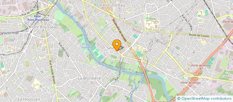 localisation de l'entreprise EZZINE PIZZA à NANTES
