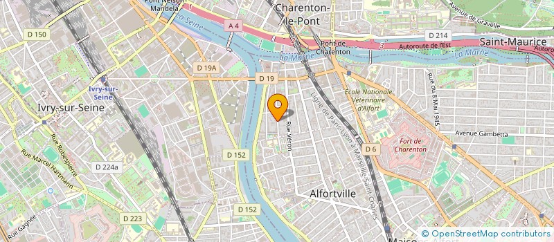 localisation de l'entreprise F 2 BIS à ALFORTVILLE