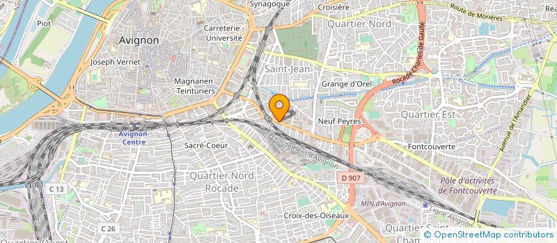 localisation de l'entreprise F 2 G à AVIGNON