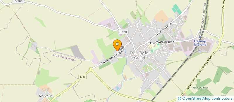 localisation de l'entreprise F 2 L  FRESNOY-LE-GRAND