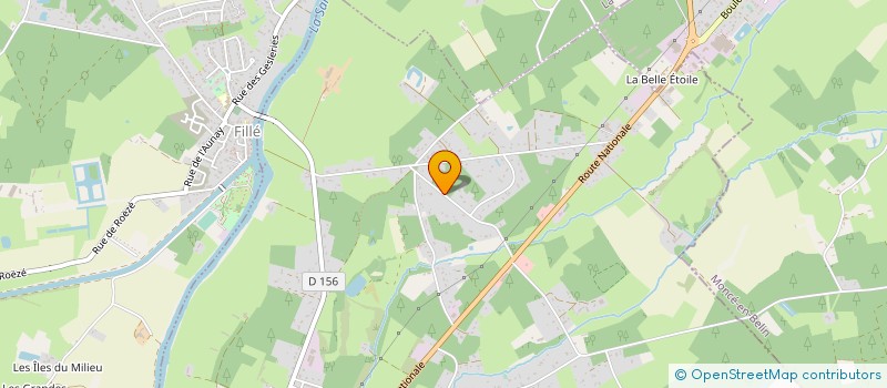 localisation de l'entreprise F 2 P INVESTISSEMENTS  GUECELARD