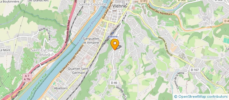 localisation de l'entreprise F 2 S  VIENNE