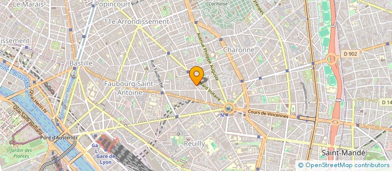 localisation de l'entreprise F.28 SARL à PARIS