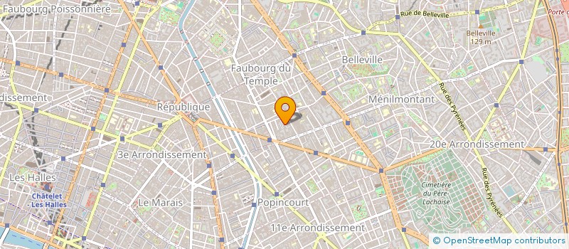 localisation de l'entreprise F 299H  PARIS