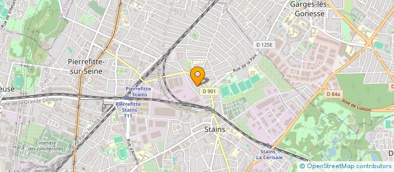 localisation de l'entreprise F .2D.S SAS  STAINS