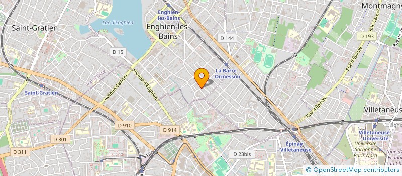 localisation de l'entreprise F 2R à ENGHIEN-LES-BAINS