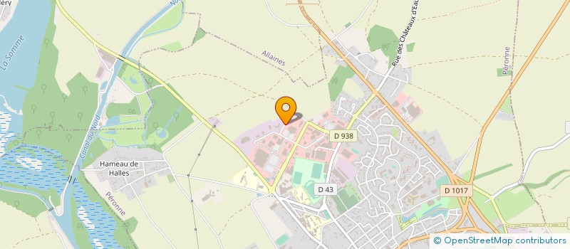 localisation de l'entreprise F.3.G.  PERONNE