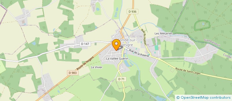 localisation de l'entreprise F.3.S  CONDE-SUR-VESGRE