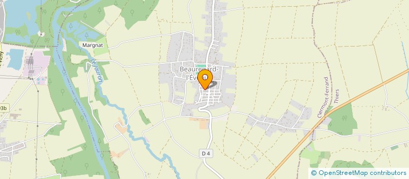 localisation de l'entreprise F.A  BEAUREGARD-L'EVEQUE