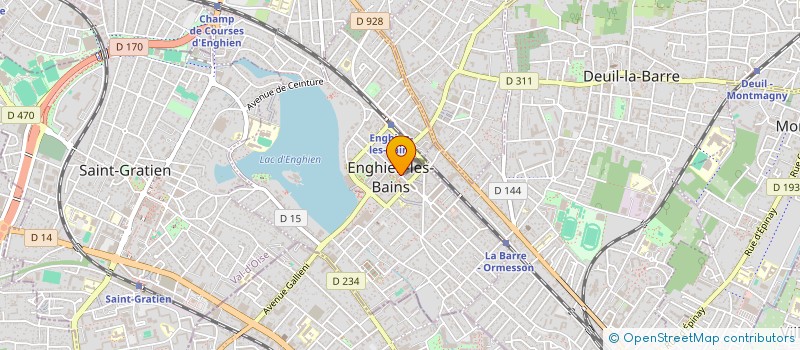localisation de l'entreprise F&A à ENGHIEN-LES-BAINS