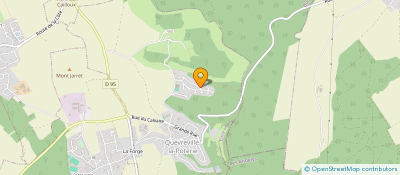 localisation de l'entreprise F&A  QUEVREVILLE-LA-POTERIE