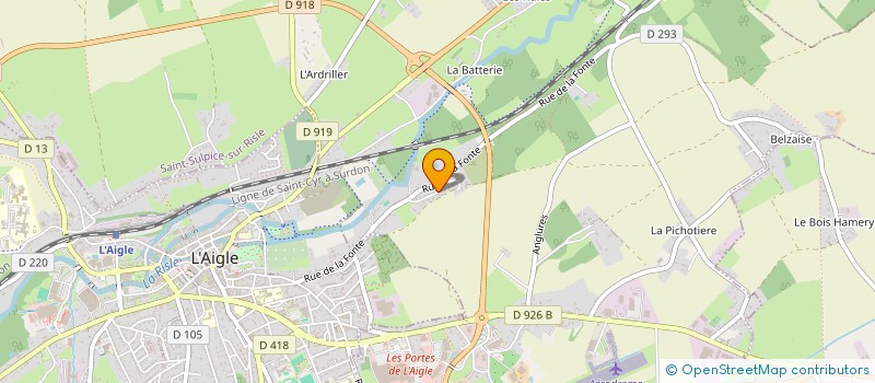 localisation de l'entreprise F.A.A.M à SAINT-SULPICE-SUR-RISLE