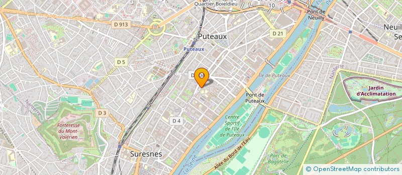 localisation de l'entreprise F&A AUBERGINE à SURESNES