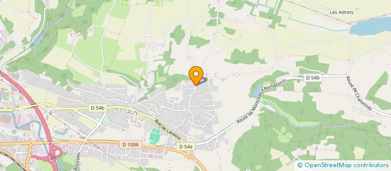 localisation de l'entreprise F.A.B.  RUY-MONTCEAU