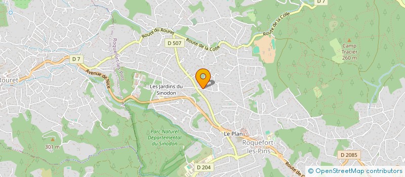 localisation de l'entreprise F.A.B à SAINT-RAPHAEL