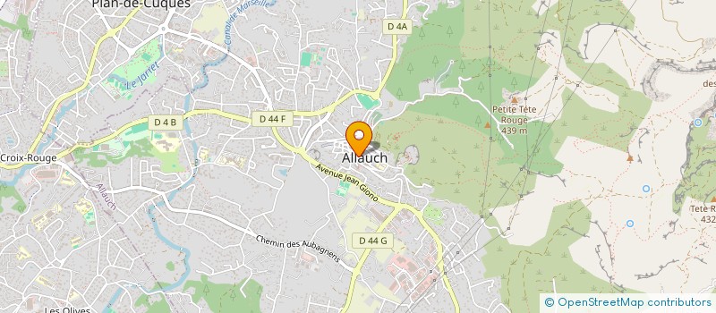 localisation de l'entreprise F.A.B  ALLAUCH