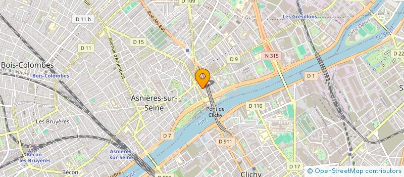 localisation de l'entreprise F.A.B.I. à ASNIERES-SUR-SEINE