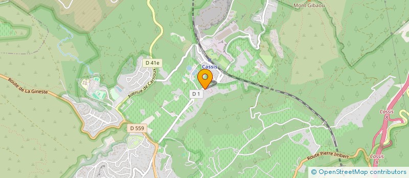 localisation de l'entreprise F.A.B.M PAYSAGES  CASSIS