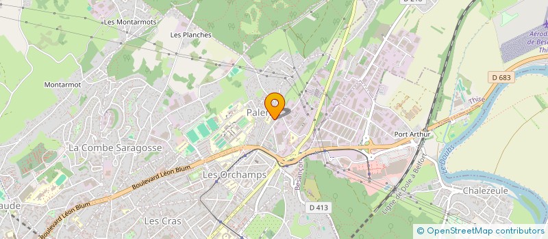 localisation de l'entreprise F.A.C. à BESANCON