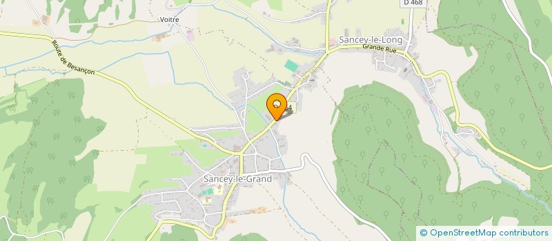 localisation de l'entreprise F.A.C.  SANCEY