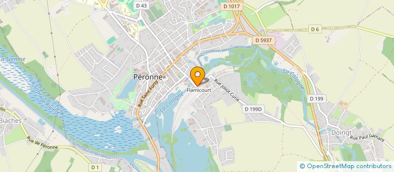 localisation de l'entreprise F A C A  DOINGT