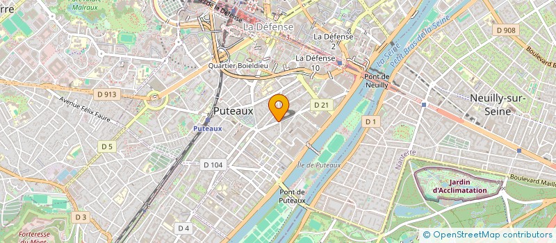 localisation de l'entreprise F.A.C.C à PUTEAUX