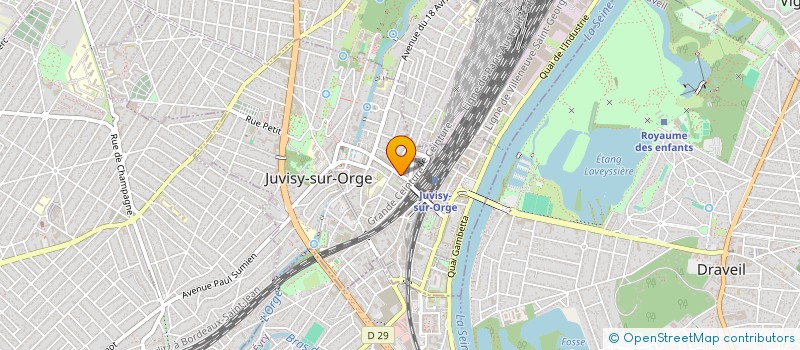 localisation de l'entreprise F A C E BATIMENT à JUVISY-SUR-ORGE