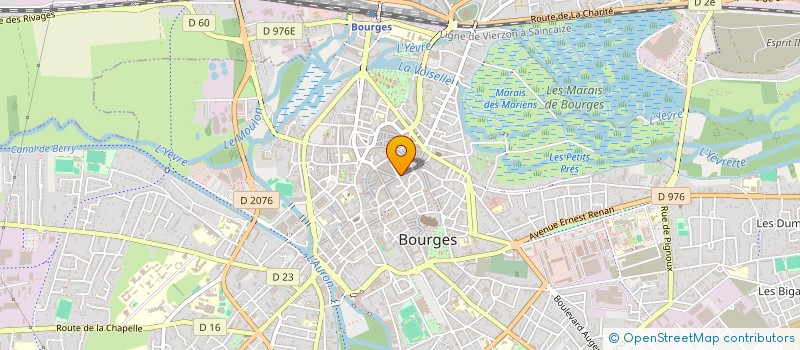 localisation de l'entreprise F.A.C.F.  BOURGES