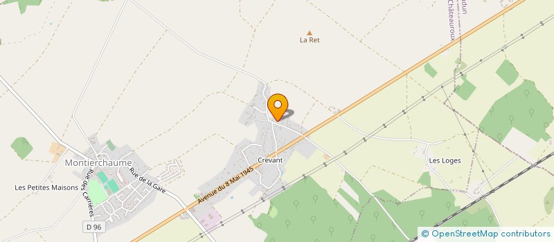 localisation de l'entreprise F.A.C.S à MONTIERCHAUME