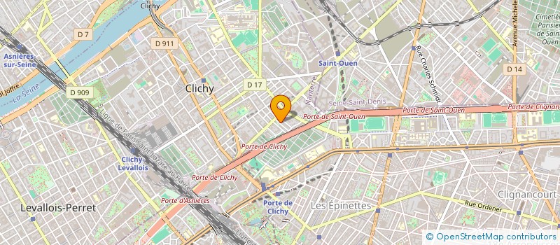 localisation de l'entreprise F.A CHAUFFEURS à CLICHY