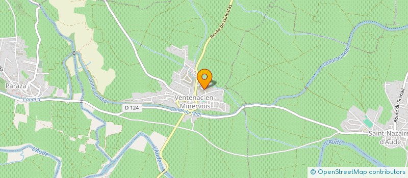 localisation de l'entreprise F.A CONSTRUCTION  VENTENAC-EN-MINERVOIS