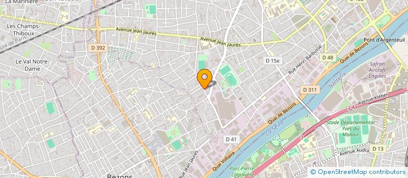 localisation de l'entreprise F.A.D à ARGENTEUIL