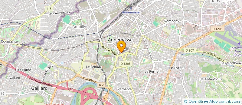 localisation de l'entreprise F.A.D.A.S à ANNEMASSE