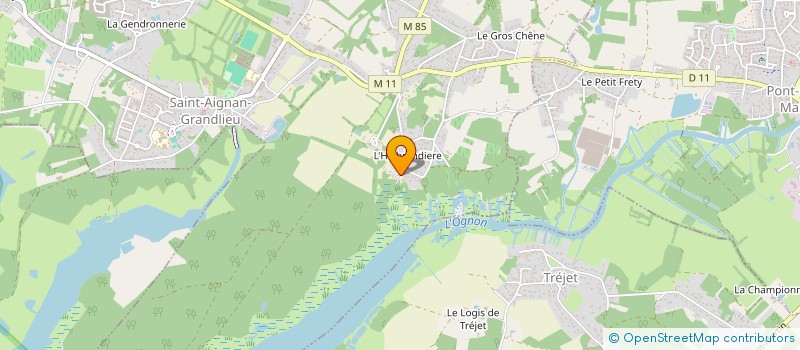 localisation de l'entreprise F.A.E.  SAINT-AIGNAN-GRANDLIEU