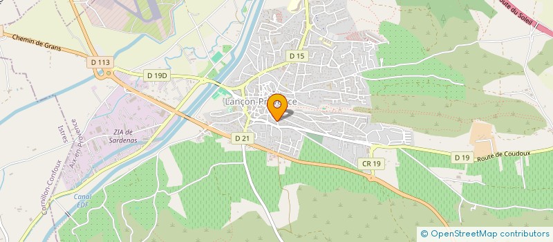 localisation de l'entreprise F.A-FERMETURES  LANCON-PROVENCE