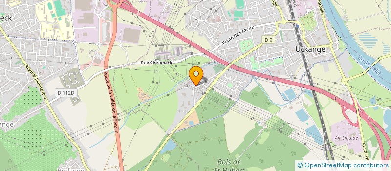 localisation de l'entreprise F-A & FILS METALLERIE ET SERRURIE à UCKANGE