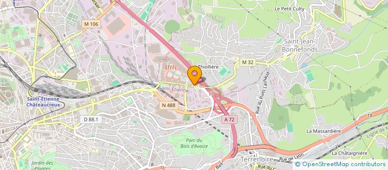 localisation de l'entreprise F A I  SAINT-JEAN-BONNEFONDS