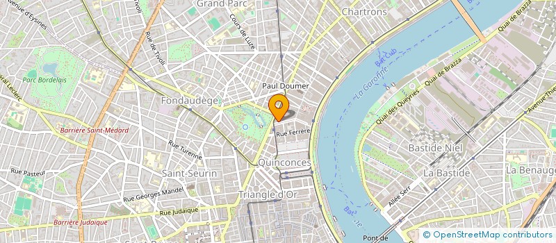 localisation de l'entreprise F.A.I.  BORDEAUX