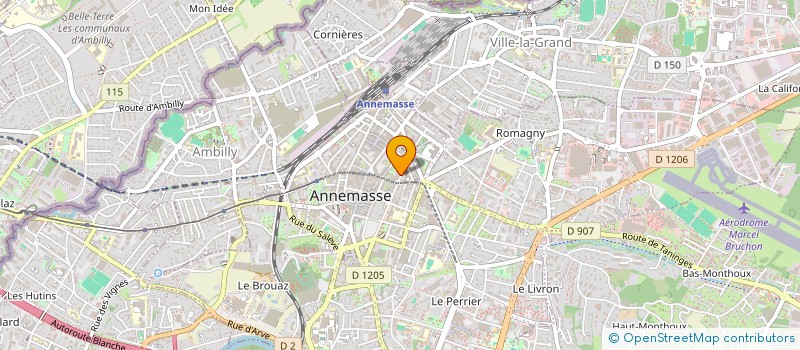 localisation de l'entreprise F.A.I.R à ANNEMASSE