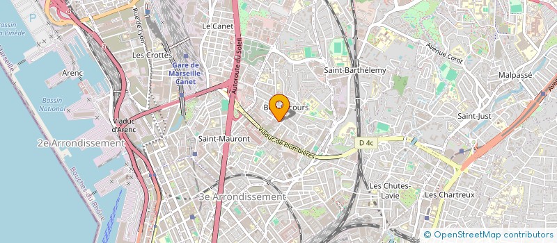localisation de l'entreprise F.A.I.R.E à MARSEILLE