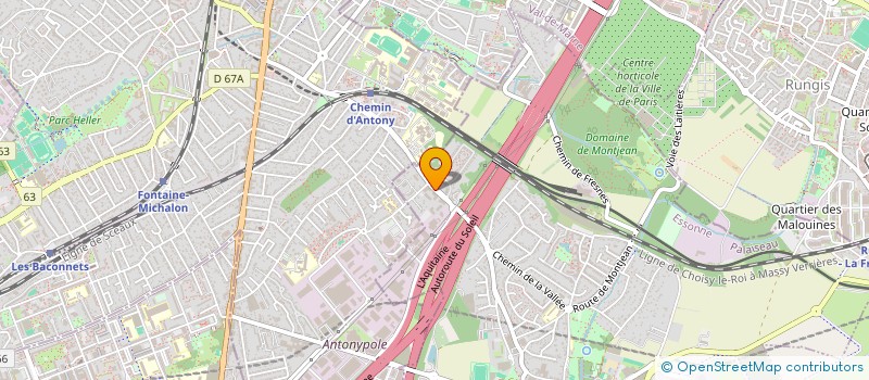 localisation de l'entreprise F&A INVEST  WISSOUS