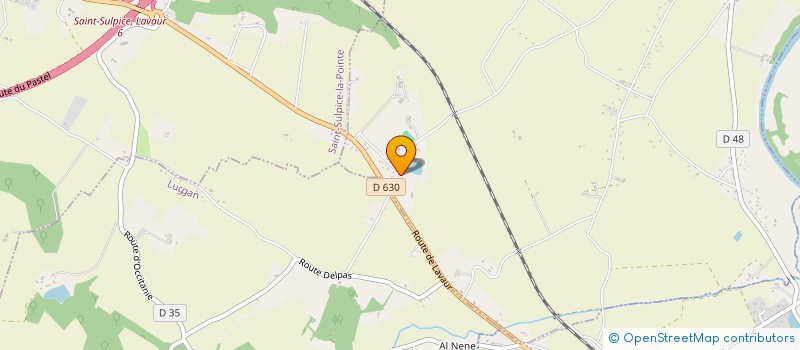 localisation de l'entreprise F.A.K.  SAINT-LIEUX-LES-LAVAUR