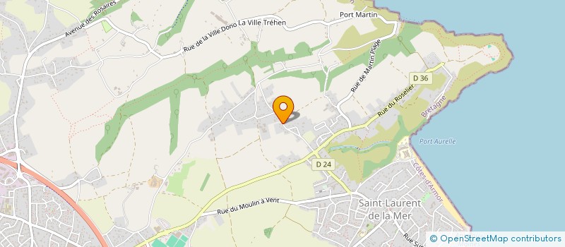 localisation de l'entreprise F.A.N.S.  PLERIN