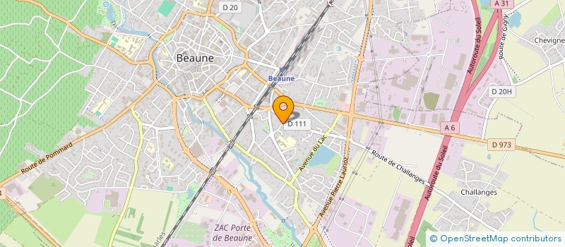 localisation de l'entreprise F.A. PHILIPPET à BEAUNE