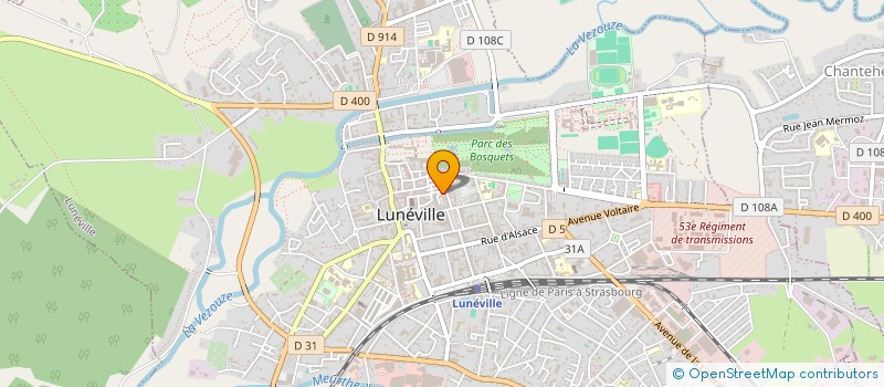 localisation de l'entreprise F.A.R  LUNEVILLE