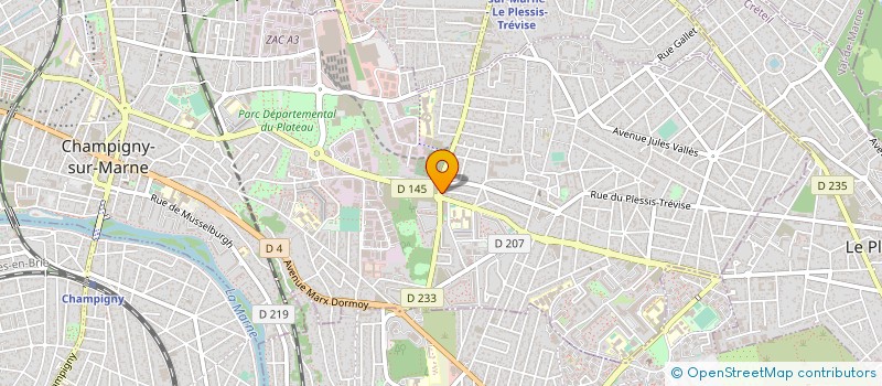 localisation de l'entreprise F.A.R à CHAMPIGNY-SUR-MARNE