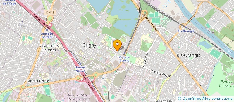 localisation de l'entreprise F A R B ELECTRICITE à GRIGNY