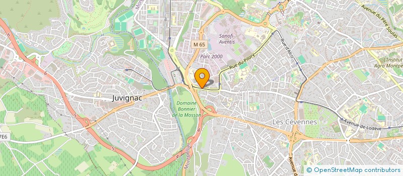 localisation de l'entreprise F.A.R.E. à MONTPELLIER