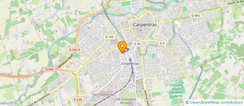 localisation de l'entreprise F.A.S.A  CARPENTRAS